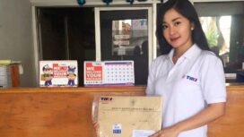 Layanan  pengiriman paket di Tiki  (foto :  instagram Tiki Palembang)