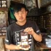 Pengusaha Kopi di pasar 16 Ilir, Fandi