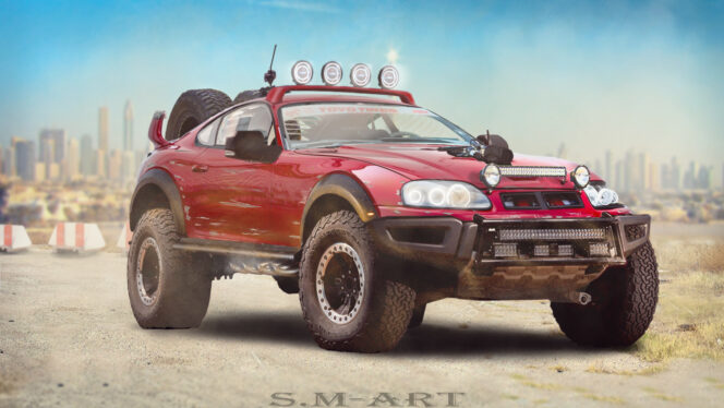 
					Toyota Supra Di Sulap Menjadi Mobil Offroad