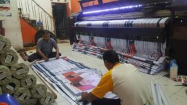Salah satu percetakan di Palembang, Berkah Didigtal Atwork Media di Jalan Maskarebet Palembang tidak melayani pesanan spanduk yang bayarnya belakangan alias ngutang.