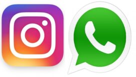 Logo Instgaram dan WhatsApp