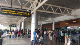 Suasana di Bandara Sultan Mahmud Badaruddin II Palembang