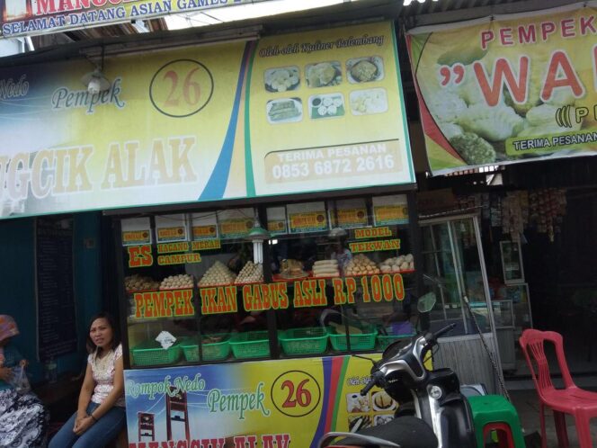 
					Pempek di kawasan 26 Ilir 