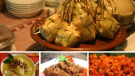 Berbagai menu makanan yang disajikan saat lebaran. (Foto: Istimewa)