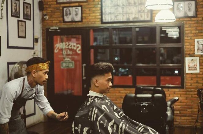
					Barbershop Scissors&Co (Foto: Wahyu)