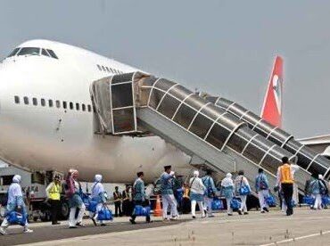 Ilustrasi calon jemaah haji yang akan berangkat. Foto : Ilustrasi