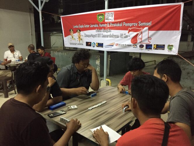 
					Puluhan Jurnalis Antusias Ikut Lomba Gaplek