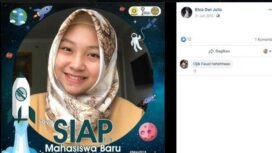 Etna Dwi Julia, mahasiswi Kedokteran Gigi Universitas Sriwijaya (Unsri) yang meninggal dunia dalam kecelakaan maut di Palembang, Sumatera Selatan, Kamis (15/8/2019) sekitar pukul 20.00 WIB. - Tangkap Layar Facebook @Etna Dwi Julia