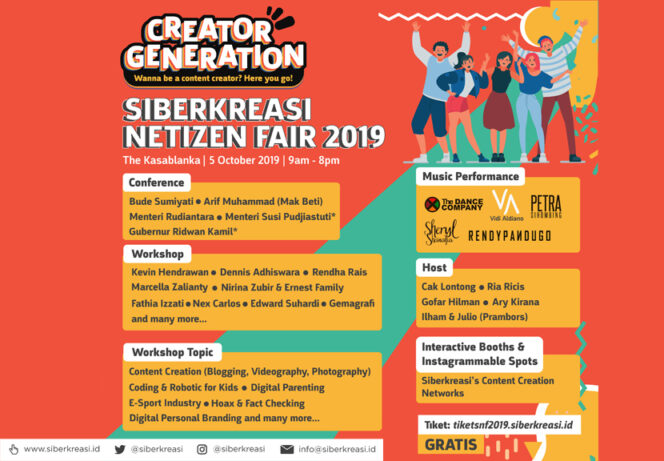 
					Kemkominfo Gelar Siberkreasi Netizen Fair 2019