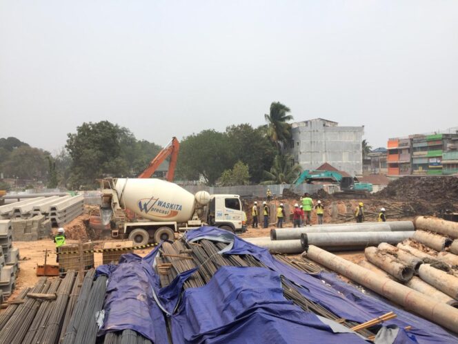 
					Aldiron Plaza Cinde Mulai Masuki Tahap Pengecoran Basement