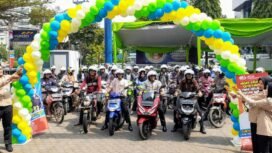 Sejumlah peserta yang mengikuti kegiatan Promotif Preventif BPJS Ketenagakerjaan.