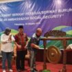 Deputi Direktur BPJS Ketenagakerjaan Wilayah Palembang, Arief Budiarto saat membuka kegiatan TOT di Hotel Beston Palembang.