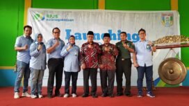 Peresmian Desa Lubuk Lancang sebagai desa sadar jaminan sosial ketenagakerjaan