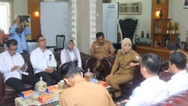 Wakil Wali Kota Palembang, Fitrianti Agustina rapat kerja bersama jajaran BPJS Ketenagakerjaan cabang Palembang 