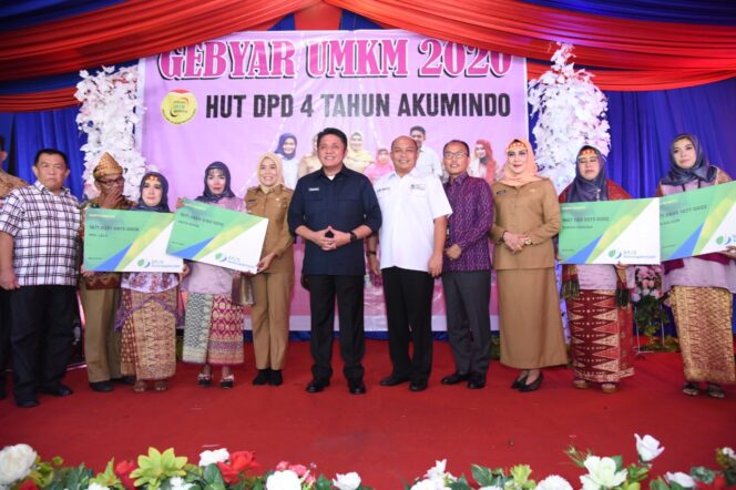 
					Pelaku UMKM di Pameran HUT Akumindo Sumsel Terjamin BPJamsostek