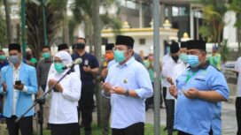 Gubernur Sumsel Herman Deru Saat Melepas Satgas Grebek Masjid (Dok. Pemprov Sumsel)