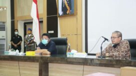 Gubernur Sumsel Herman Deru (kiri) Bersama Kepala BBLK Palembang (Kanan) (Dok. Humas Pemprov Sumsel)