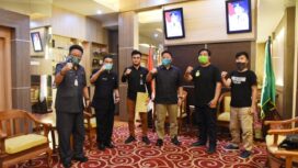 Gubernur Sumsel Herman Deru Menerima Audiensi Sejumlah Mahasiswa (Dok. Humas Pemprov Sumsel)