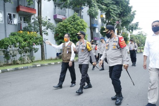 
Kapolda Sumsel Tinjau Rumah Sehat Wisma Atlet Palembang
