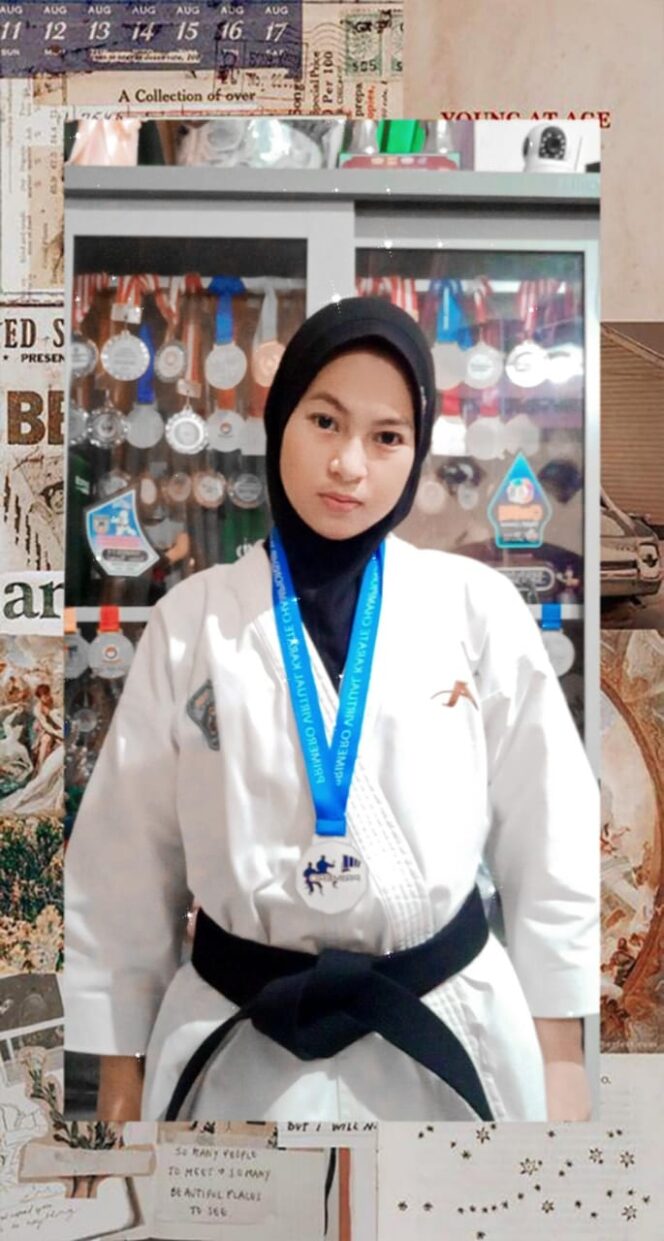 Atlet Karate Sumsel Raih Medali Perak di Kejurnas Virtual Championship 2020