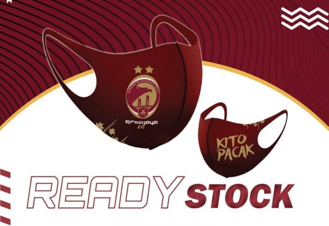 Sriwijaya FC Mulai Jual Masker Rp15 Ribu dengan Empat Varian Warna