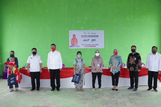 
Wabup Muba Beni Henerdi Bersama DPR RI dan KKP ajak Masyarakat Gemarikan (Dok. Humas Muba)