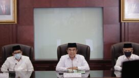 Menteri Agama RI, Fachrul Razi (Ditengah), (Dok. Seskab)