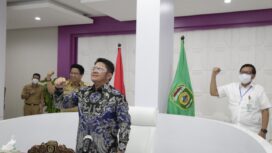 Gubernur Sumsel Herman Deru, disela pembukaan seminar online pendidikan 2020 (Dok. Humas Pemprov Sumsel)