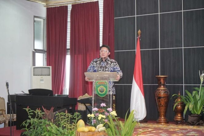 
					Gubernur Sumsel kumpulkan seluruh Bupati/Walikota, jajarannya dan instansi di Griya Agung (Dok. Humas Pemprov Sumsel)