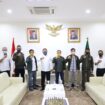 upati Musi Banyuasin Dr H Dodi Reza Alex Noerdin menerima kedatangan Jajaran Badan Pengurus Cabang Himpunan Pengusaha Muda Indonesia (HIPMI) Kabupaten Muba, (Do. Humas Muba)