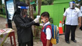 Murid dan Guru Pakai Masker, Ventilasi Kelas Terbuka (Dok. Humas Muba)