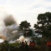 Suasana Tim Satgas Padamkan Api di Lahan Ogan Ilir Sumsel (Dok. Urban)