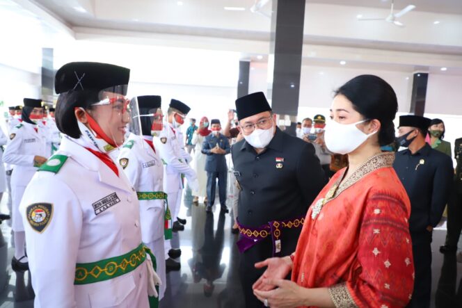 
					Usai Dikukuhkan, Paskibraka Muba Siap Kibarkan Bendera Merah Putih Ditengah Pandemi