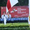 Suasana Upacara HUT RI ke 74 di Griya Agung Palembang (Dok. KORDANEWS)