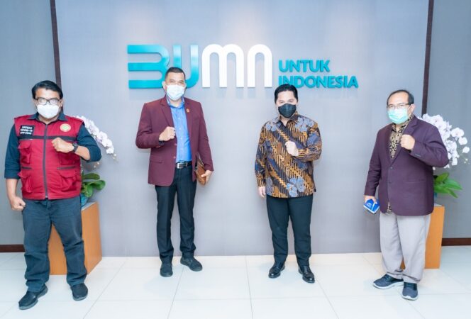 
Menteri BUMN: Tenaga Kesehatan Prioritas Pertama Dapatkan Vaksin Covid-19