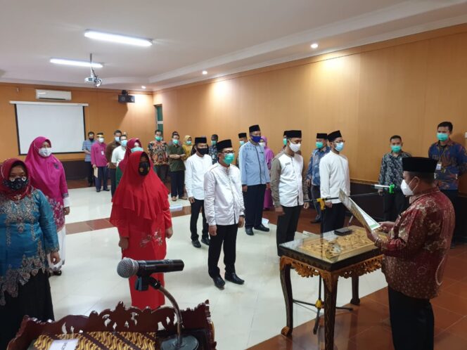 
					Kakanwil Kemenag Sumsel Lantik 9 Jabatan Fungsional Tertentu