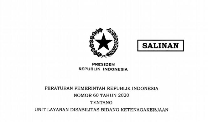 
Jokowi Teken PP tentang Unit Layanan Disabilitas Bidang Ketenagakerjaan