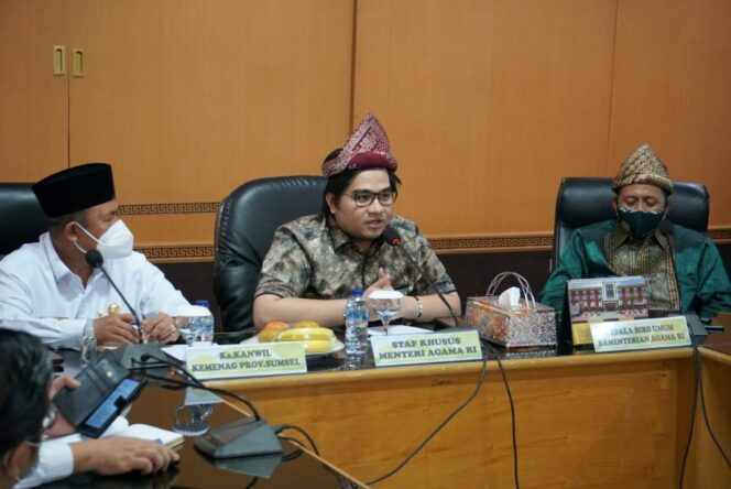 
					Staf Khusus Menteri Agama Kunjungi Kemenag Sumsel