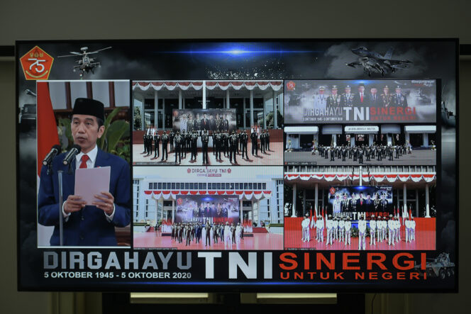 
Tidak Hanya Keluarga Besar TNI, Presiden: HUT TNI Dirayakan Segenap Rakyat Indonesia