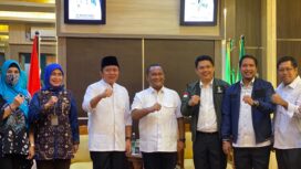 BPP HIPMI Beraudiensi dengan Gubernur Sumsel Herman Deru