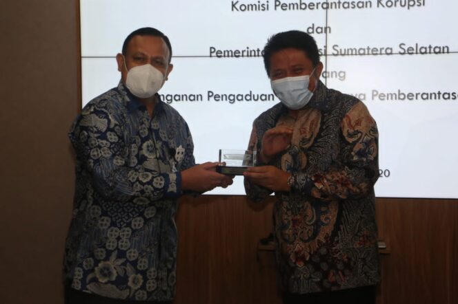
					Sumsel Jadi Pilot Project Penerapan Whistleblower System oleh KPK