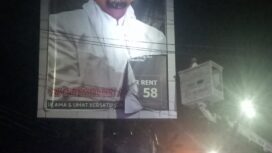 Baliho Imam Besar FPI Habib Rizieq Shihab di Bongkar (Dok. Istimewa) 