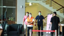 Suasana Johan Anwar Saat Berada di Gedung KPK (Dok. Istimewa) 