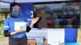 XL Home di Palembang. (Foto. Istimewa)