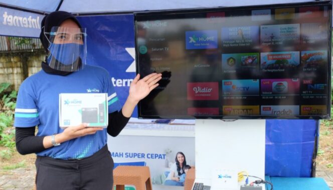 
					XL Home di Palembang. (Foto. Istimewa)