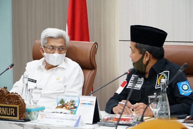 
					Mawardi Yahya Dengar Pendapat Ikhtisar Hasil Pemeriksaan Semester I Tahun 2020