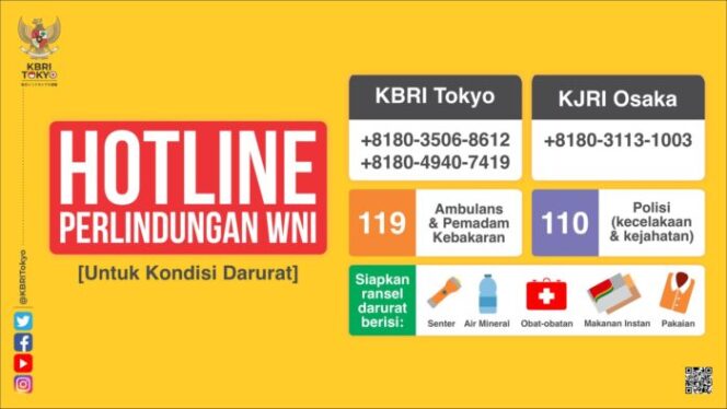 
Gempa di Fukushima, Jepang, Kemlu: Tidak Terdapat Korban WNI