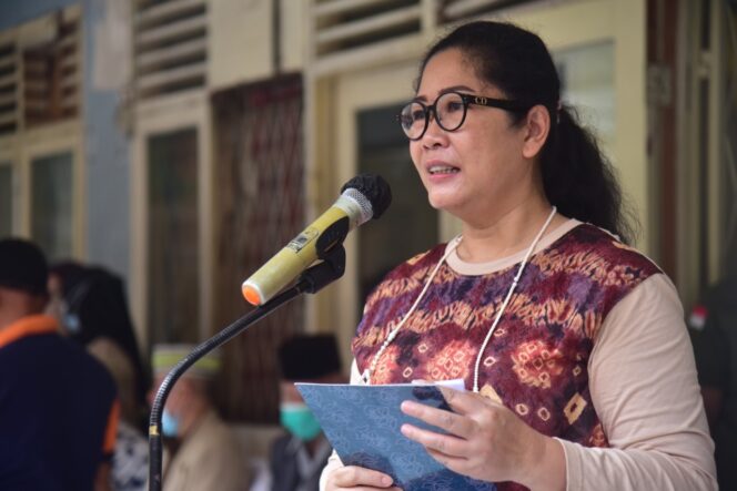 
					Feby Deru Gencarkan Imbauan 5M kepada Lansia di Sumsel