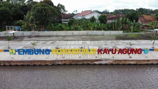 
					Embung Konservasi di OKI Jadi Tempat Wisata Baru (Dok. Bbws VIII) 