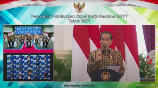 
Buka Rakernas BPPT, Jokowi Dorong Perekonomian Berbasis Inovasi dan Teknologi